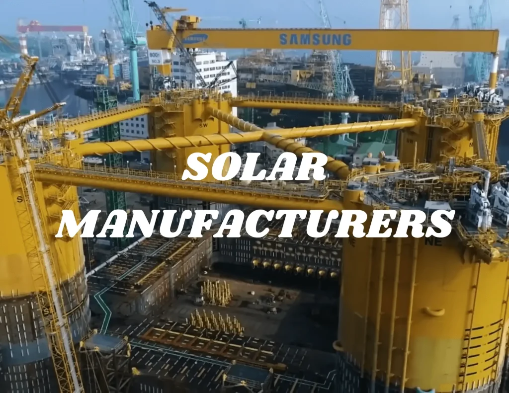 solar manufacturers